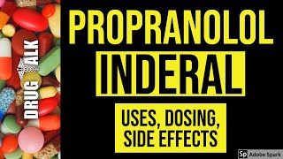 Propranolol  Beta Blocker for Anxiety  My Experience [upl. by Inahet253]