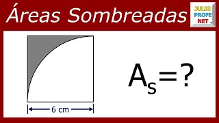 ÁREAS SOMBREADAS  Ejercicio 3 [upl. by Adnaloy60]