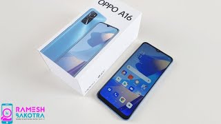 Oppo A16 Unboxing and Full Review  5000 mAh Battery [upl. by Araes]