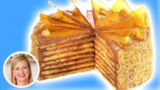 Professional Baker Teaches You How To Make DOBOS TORTE [upl. by Wivina]