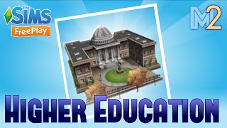 Sims FreePlay  Higher Education Quest Lets Play Ep 18 [upl. by Adierf]