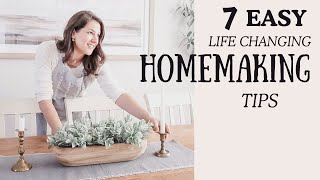 7 HOMEMAKING Tips to IMPROVE Your LIFE [upl. by Noeht891]