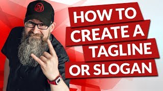 How to create a tagline or slogan [upl. by Uahc746]