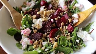 Roasted Beet Salad with Walnuts amp Feta [upl. by Tirb598]