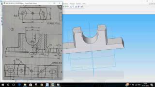 Solid Edge  Plummer Block  Part 1  Body [upl. by Hasan]