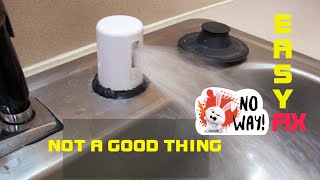 💦 Dishwasher Leaking Water At Air Gap 💦  EASY FIX [upl. by Oniratac996]