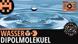 Wasser Dipolmolekül│Chemie Lernvideo Learning Level Up [upl. by Eitsim]