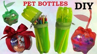 10 DIY Creative Ways to Reuse  Recycle Plastic Bottles part 1 [upl. by Noel]