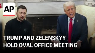 Trump and Zelenskyy hold Oval Office meeting [upl. by Koller]