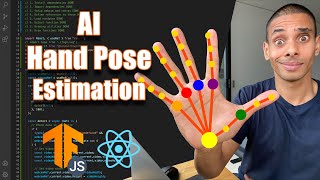 Real Time AI HAND POSE Estimation with Javascript TensorflowJS and ReactJS [upl. by Iver]