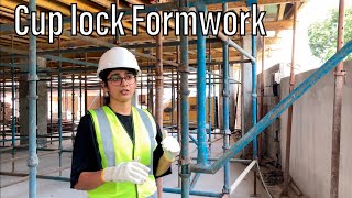 Cup Lock Formwork  Scaffolding [upl. by Kermie]