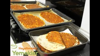 LAHMACUN Bu Tariften Şaşmayın Ev Yapımı Yumuşacık Lahmacun Tarifi Lahmacun Nasıl Yapılır [upl. by Irrep]