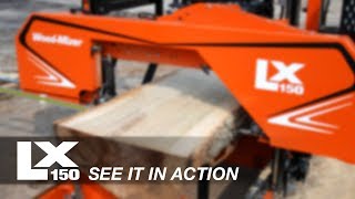 LX150 Twin Rail Portable Sawmill in Action  WoodMizer [upl. by Issirk]