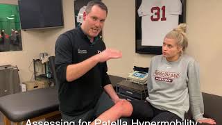 Assessing for Patella Hypermobility [upl. by Teddie]