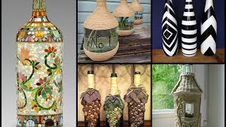 50 Beautiful Bottle Decorating Ideas – DIY Recycled Room Decor [upl. by Manno]