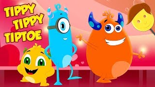 Tippy Tippy TipToe  Coco Beats Cartoons For Children  Nursery Rhymes by Kids Channel [upl. by Petrie]