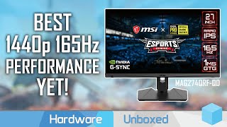 MSI MAG274QRFQD Review Setting New Performance Records at 1440p 165Hz [upl. by Frankhouse981]