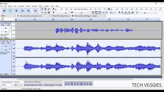 Audacity How to add Music to Background of your Audio Recording [upl. by Wareing]