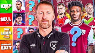 STAY or GO Who Will Graham Potter Keep At West Ham [upl. by Catton]