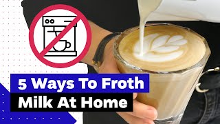 How To Froth Milk At Home Best Milk Frothers Review [upl. by Annayt]