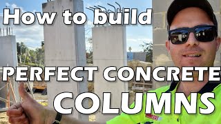 HOW TO BUILD A CONCRETE COLUMN [upl. by Aihseit]