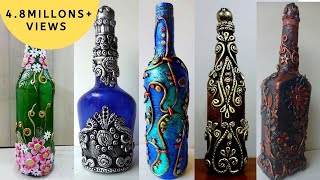 5 Bottle Decoration Ideas [upl. by Cordelia287]