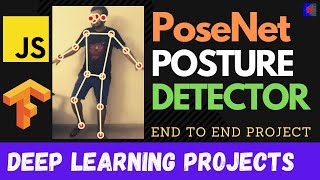 Posture detection using PoseNet  Machine Learning in Javascript  ml5js PoseNet  Deep Learning [upl. by Hagep43]