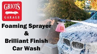 Foaming Sprayer amp Brilliant Finish Car Wash [upl. by Millham]