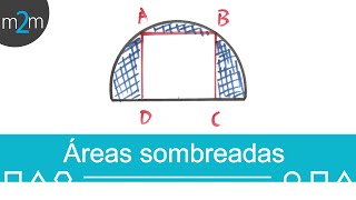 Áreas sombreadas en figuras │ ejercicio 5 [upl. by Annair]