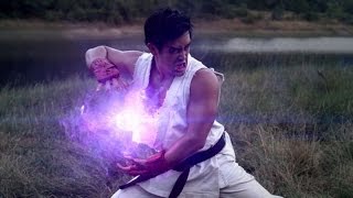 実写版「ストリートファイター 暗殺拳」予告編映像 波動拳も Street Fighter liveaction film [upl. by Atsyrk]