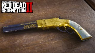 RED DEAD REDEMPTION 2  VOLCANIC PISTOL Weapons Customization amp Showcase [upl. by Gowon467]