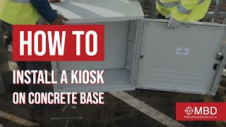 How to install a Kiosk on concrete base [upl. by Ane]