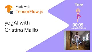 YogAI TensorFlow powered yoga instructor  Made with TensorFlowjs [upl. by Abas]