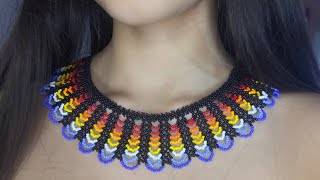 Collar Multicolor en Mostacilla 🌈 [upl. by Senalda198]