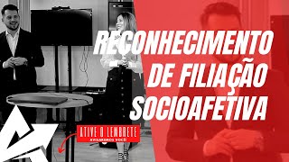 DIREITO DE FAMÍLIA Reconhecimento de filiação socioafetiva [upl. by Torray]