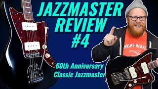 Jazzmaster Review 4 Fender 60th Anniversary MIM Classic JM  Demo [upl. by Ttennaej977]