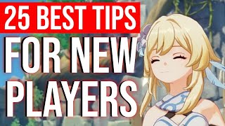 Genshin Impact Beginners Guide 25 Tips for New  Returning Players [upl. by Leff]