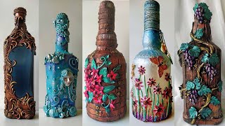 5 Bottle Art for Home Decoration [upl. by Snow]