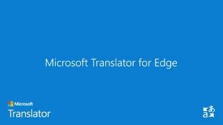 How to Use the Microsoft Translator Edge Extension [upl. by Roee]