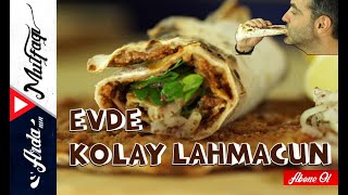 Evde Kolay Lahmacun Nasıl Yapılır  Lahmacun Tarifi  Ardanın Mutfağı [upl. by Egamlat]