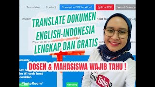 3 MENIT TRANSLATE ARTIKELPAPER BAHASA INGGRIS KE BAHASA INDONESIA [upl. by Gae]