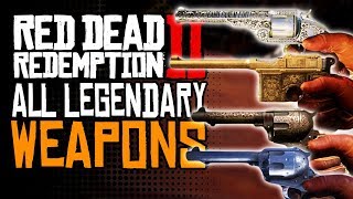 ALL Unique quotRAREquot Weapons in Red Dead Redemption 2  Legendary Gunslinger Weapons amp Details [upl. by Evelinn]