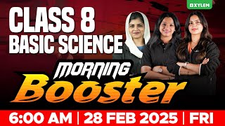 Class 8 Basic Science  Morning Booster  Xylem Class 8 [upl. by Darlene]