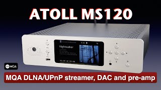 Atoll Electronique MS120 network player DAC and preamp [upl. by Buskirk]