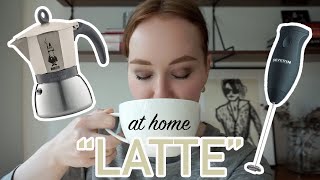 HOW TO MAKE A quotLATTEquot AT HOME moka pot  frother [upl. by Moberg]