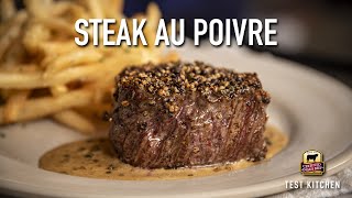 How to Make Steak Au Poivre  Classic French Recipe [upl. by Paulsen]