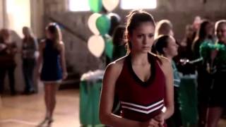 Vampire Diaries  4x16 Elena bites a cheerleader  Bring It On [upl. by Iatnwahs]