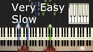 Chopsticks  Piano Tutorial Easy SLOW  How To Play Synthesia [upl. by Kcira]