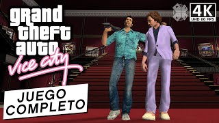 Grand Theft Auto Vice City  Todas las misiones Juego completo en 4K [upl. by Stoeber]