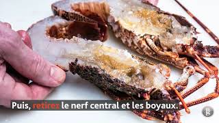 Technique  comment préparer et cuisiner la langouste [upl. by Onilatac138]